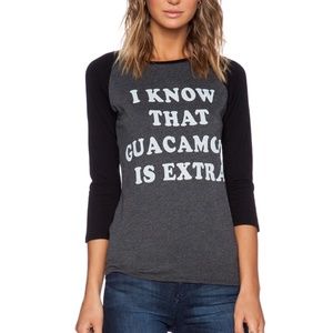 Local Celebrity Women's Guacamole Baseball Tee M